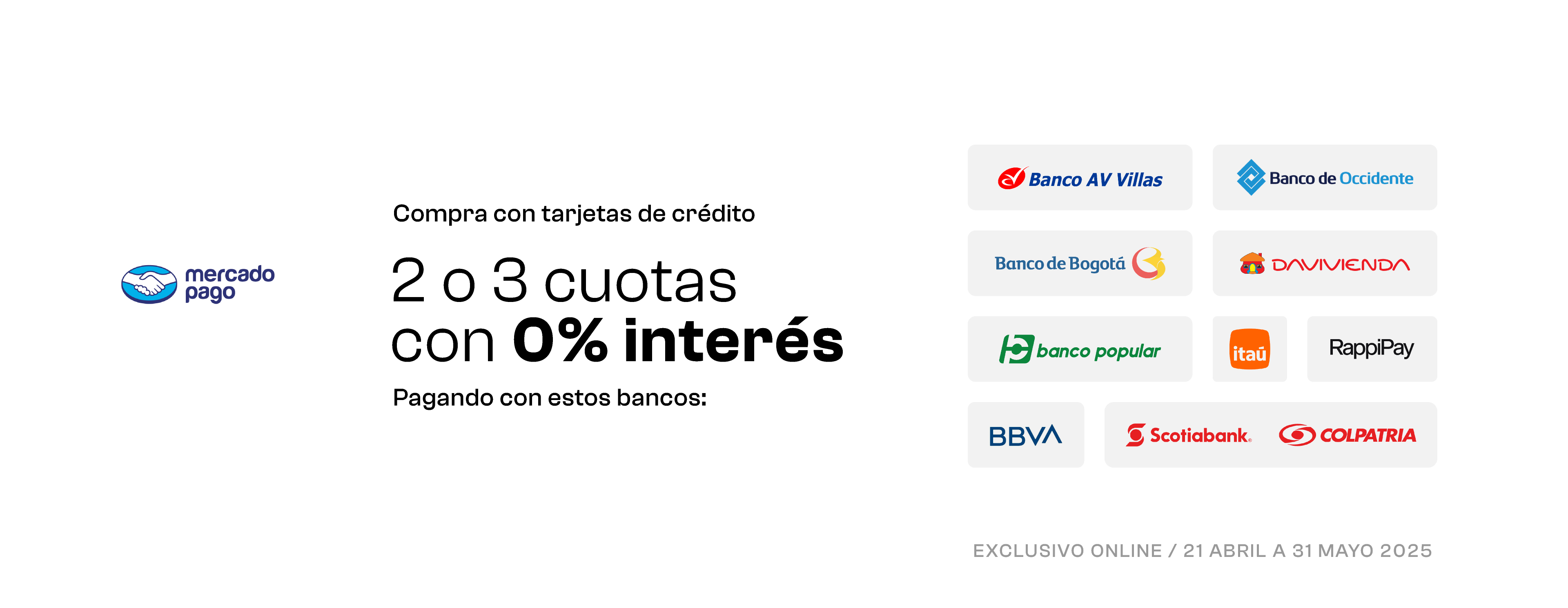 Bancos disponibles